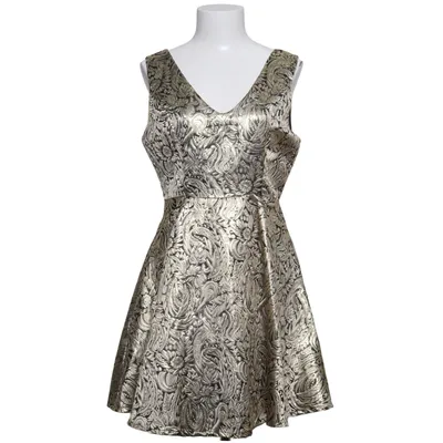Cocktail dress (Gold, Black) from Danity Cotton, Polyester