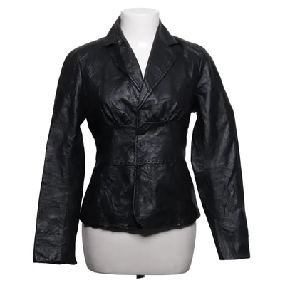 Leather blazer (Gray) from Liz Claiborne Leather, Polyester