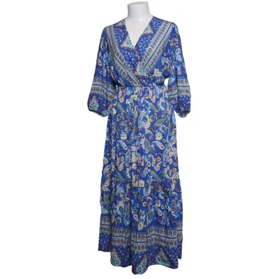 Maxi jurk (Blauw, Meerkleurig) van Hailys Viscose