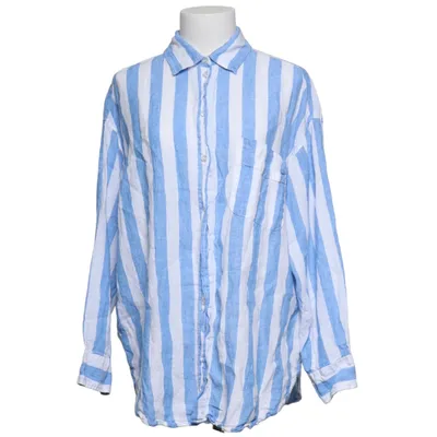 Skjorta (Blå, Vit) från H&M Premium Quality Linne