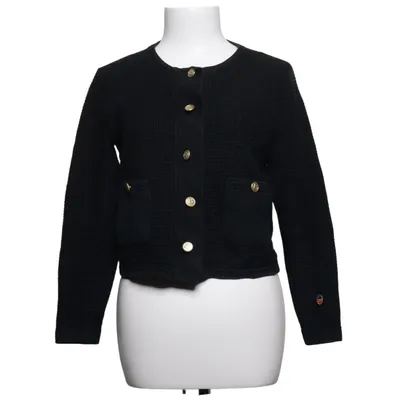 Strickjacke (Schwarz) von Busnel Baumwolle, Elasthan, Viskose