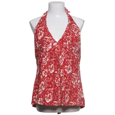 Halter neck top (Red, White) from L.O.G.G by H&M Cotton, Elastane