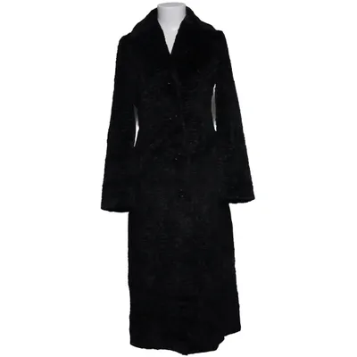 Coat (Black) from Oui Set Acetate, Elastane, Polyamide