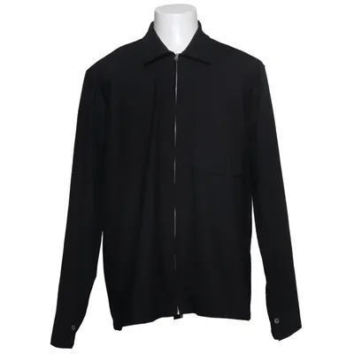 Skjortejakke (Sort) fra L'Homme Rouge Elastan, Polyester, Uld
