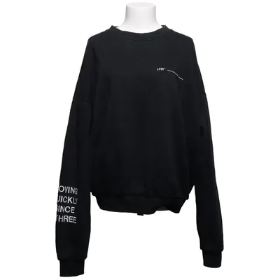 Sweatshirt (Noir) de Lfdy Coton, Polyester