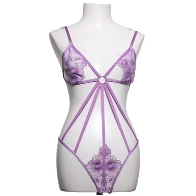 Lingerie (Violet) de Private Collection by Hunkemöller Coton, Élasthane, Polyamide, Polyester