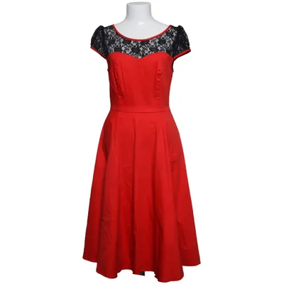 Jurk (Rood, Zwart) van Hearts & Roses Katoen, Elastaan