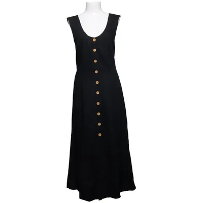 Jurk (Zwart) van Yessadress Linnen, Polyester, Viscose