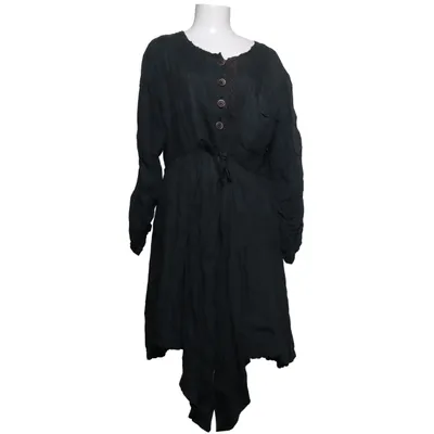 Klänning (Svart) från Ewa I Walla Bomull, Linne, Viskos