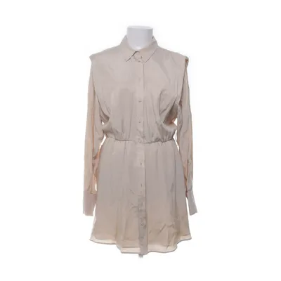 Skjortklänning (Beige) från Dilvin Basic Lyocell, Polyester, Ull