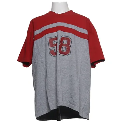 T-shirt (Rød, Grå) fra Basic by Lindex Boys Bomuld