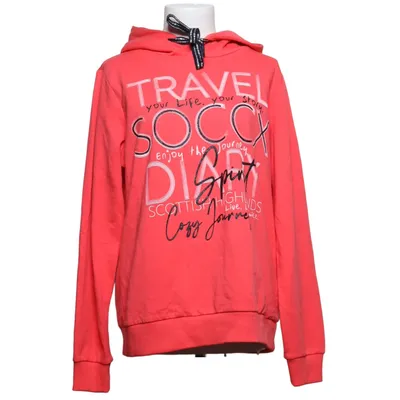 Hoodie (Red) from Soccx Cotton, Polyester