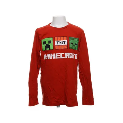 Långärmad t-shirt (Röd, Grön, Vit) från Mojang Bomull