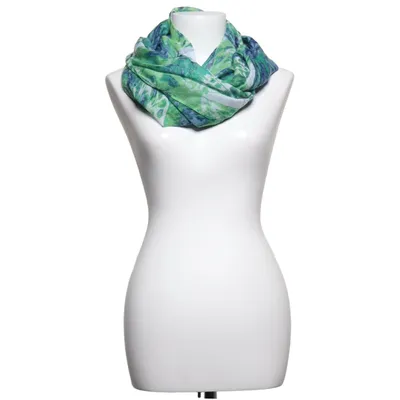 écharpe circulaire (Vert, Bleu, Blanc) de 17&co.