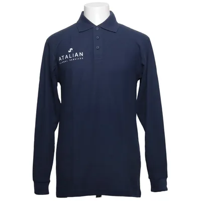 Rugby shirt (Blauw) van Alexandra Katoen, Gerecycled polyester