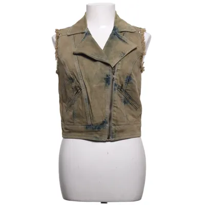 Biker gilet (Bruin) van Chord Katoen, Elastaan