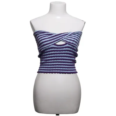 Tube top (Blue, Purple) from Sollinarry Elastane, Polyester