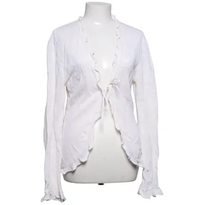 Cardigan (White) from Ann Linderhjelm Cotton, Linen