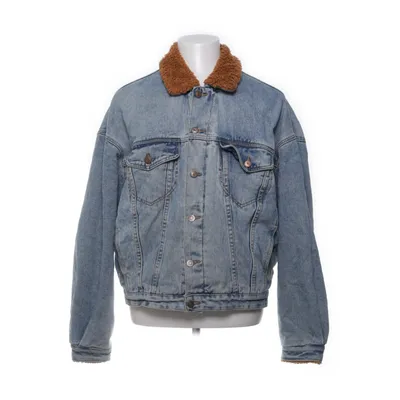 Lined denim jacket (Blue) from ASOS Cotton, Polyester