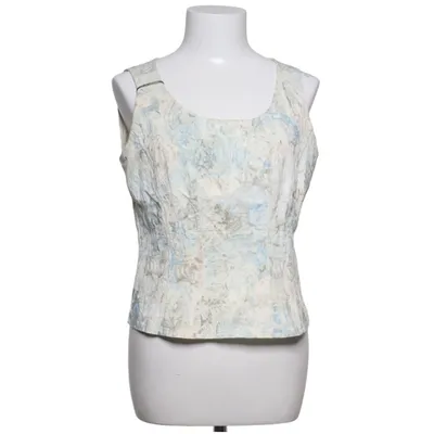 Topp (Vit, Blå, Beige) från Prêt à Porter Bomull, Elastan, Polyester