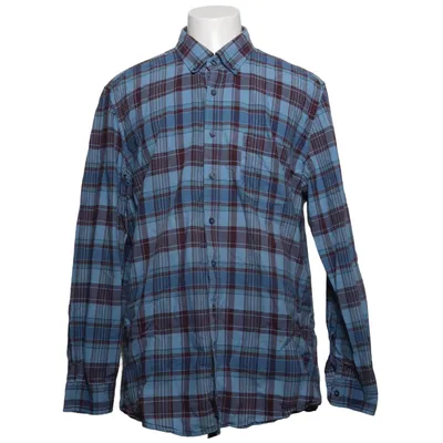 Flanellen overhemd (Slim Fit) van Dressmann Katoen
