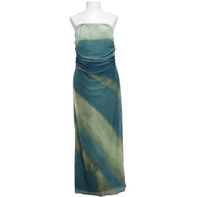 Maxikleid (Blau, Beige) von Shein Elasthan, Polyester
