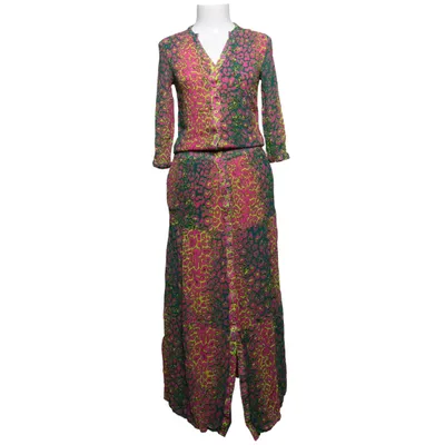 Robe longue (Rose, Vert, Multicolore) de Jadicted Viscose