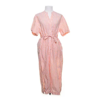 Robe chemise (Orange, Blanc) de Leveté Room Coton biologique