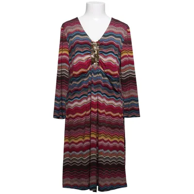 Robe (Violet, Multicolore) de Created by Chic Élasthane, Polyester