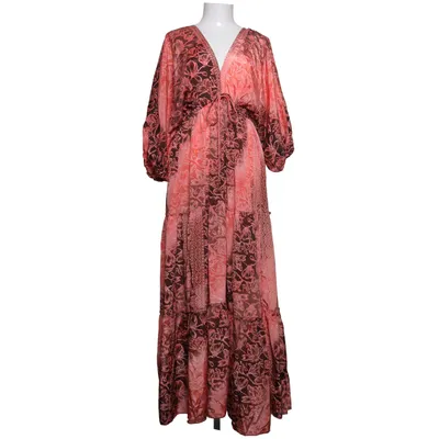 Strandklänning (Rosa, Brun, Flerfärgad) från Flex Moda Polyester, Silke, Viskos