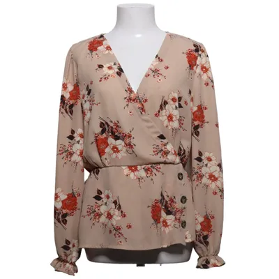 Wikkelblouse (Beige, Meerkleurig) van Almost Famous Polyester