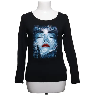 Langarmshirt (Schwarz) von Rock Eagle Baumwolle, Elasthan