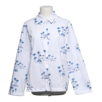 Shirt (White, Blue) from Nice Things Paloma S. Cotton