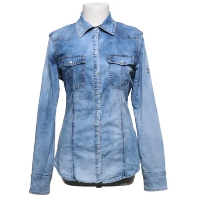 Jeansskjorta (Blå) från Re-Dress Bomull, Elastan, Polyester