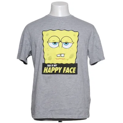 T-shirt (Gris, Jaune) de Nickelodeon Coton, Polyester