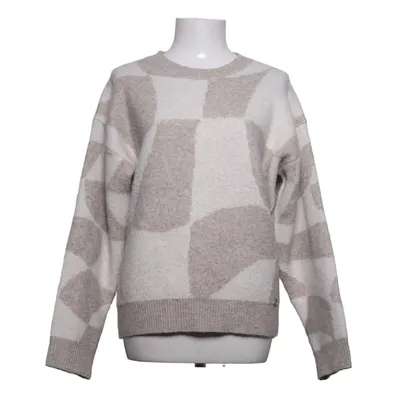 Pull-over (Beige, Blanc) de Chicoree Élasthane, Polyester recyclé, Laine