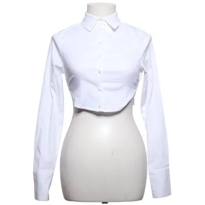 Shirt (Wit) van Fashion Nova Katoen, Elastaan