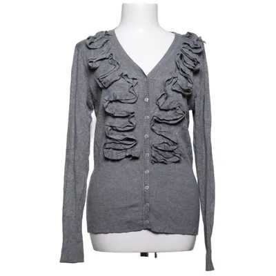 Cardigan (Gris) de Passione Cachemire, Modal, Polyamide, Laine