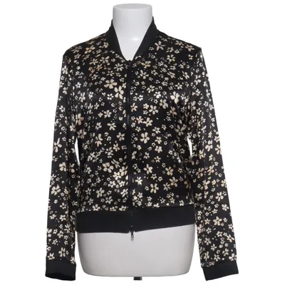 Blouson (Noir, Beige) de Majestic Filatures Lin, Soie