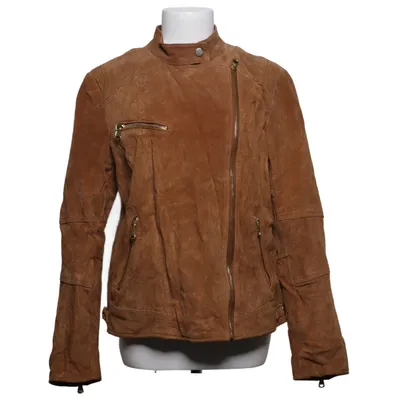 Biker jacket (Brown) from The Outer Wear C&A Leather, Polyester