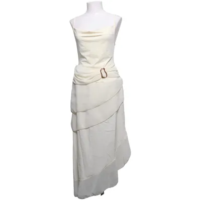 Maxi dress (White) Polyester