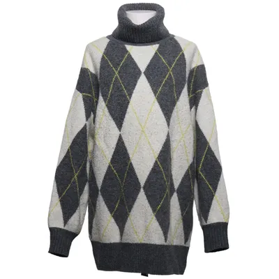 Turtleneck (Grå, Hvid, Gul) fra Pringle Of Scotland x H&M Polyester, Akryl, Uld, Elastan