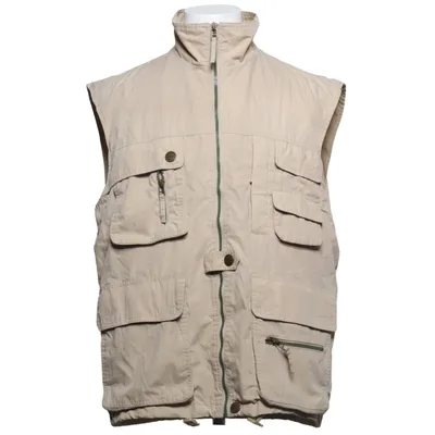 Outer vest (Beige) from Ken Baker Cotton, Polyester