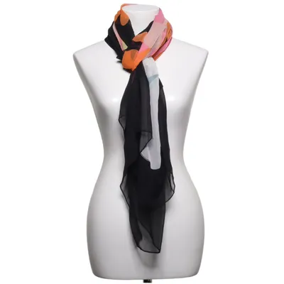 Sjal (Sort, Flerfarvet) fra Accessories MQ Polyester