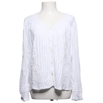 Blouse (Wit) van American Eagle Outfitters Katoen, Polyamide, Viscose