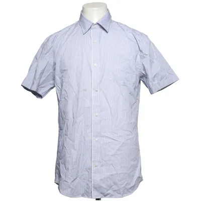 Chemise à manches courtes (Bleu, Blanc) de Giordano Coton, Polyester