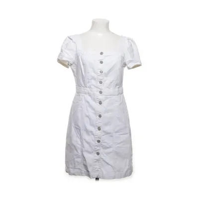 Jeansklänning (Vit) från Denim Co Bomull, Elastan