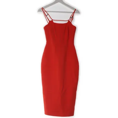 Avondjurk (Rood) van Karen Millen Viscose, Elastaan, Polyester