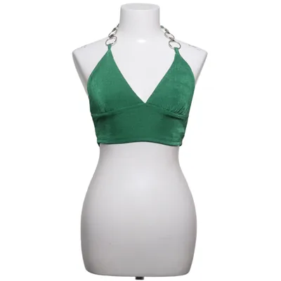 Halter neck top (Green) from Dilvin Elastane, Polyester