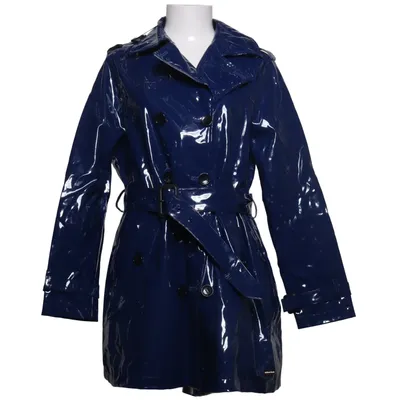 Trench coat (Blue) from Armor Lux Cotton, Polyester, Polyurethane